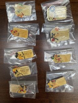1988 Disney Olympic Team Salute Pin Set