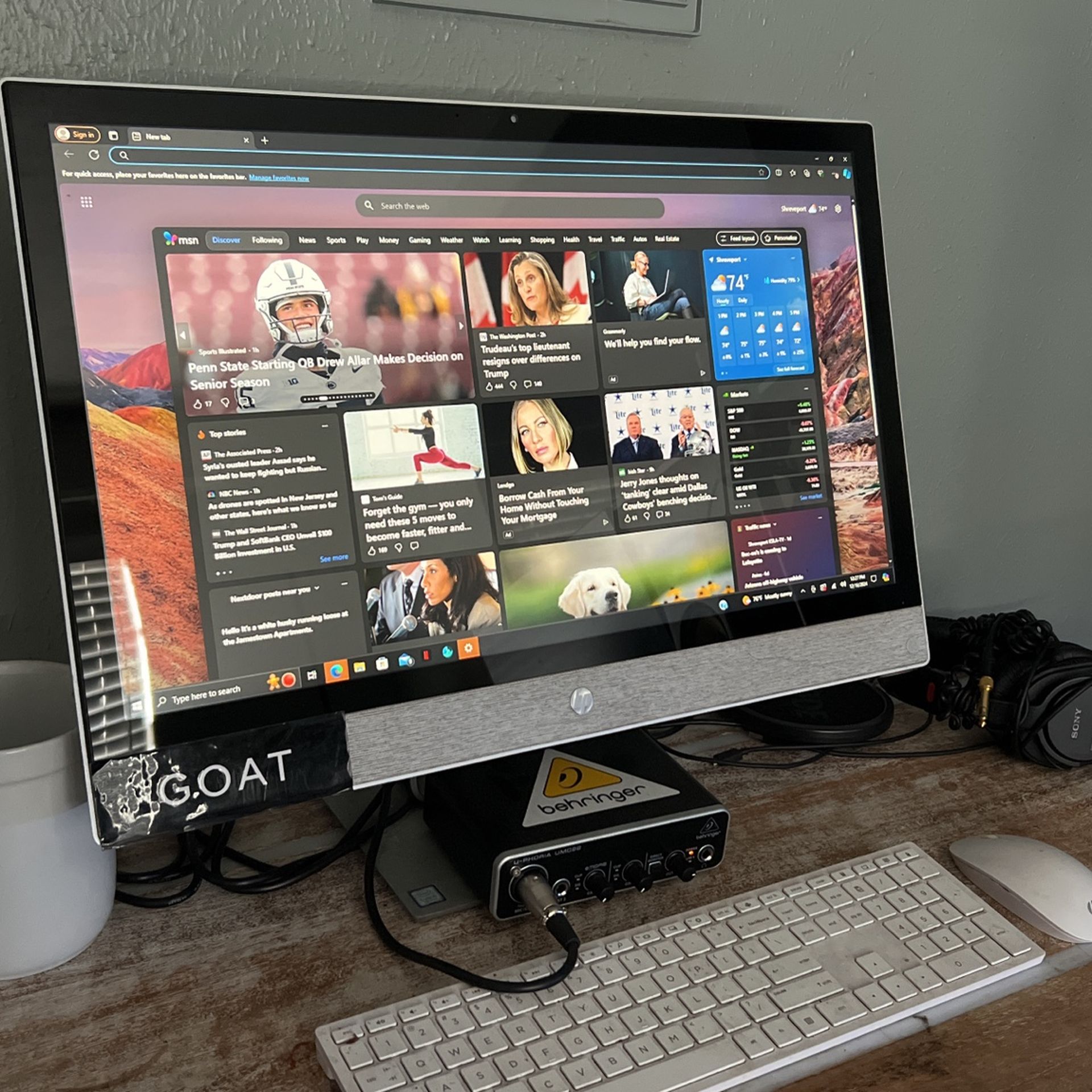 HP Desktop Touchscreen