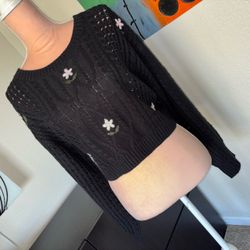 Black Knit Sweater