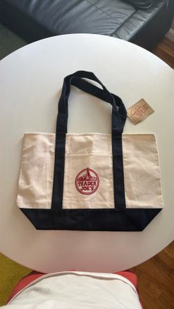 Trader Joe’s Tote Bag - large - Navy Blue Classic