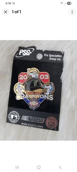 PSG 2003 National League Champions Florida Marlins Pinback Lapel Pin