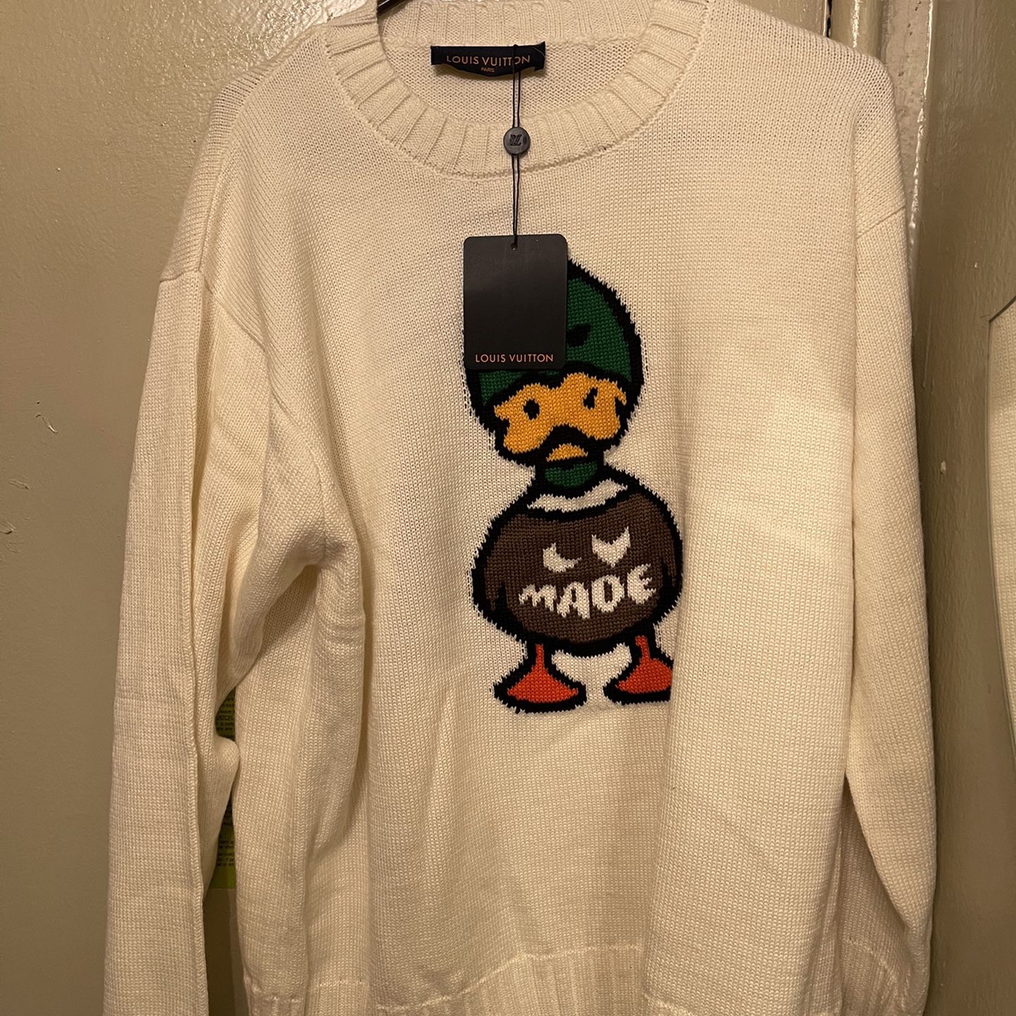 louis vuitton duck sweater
