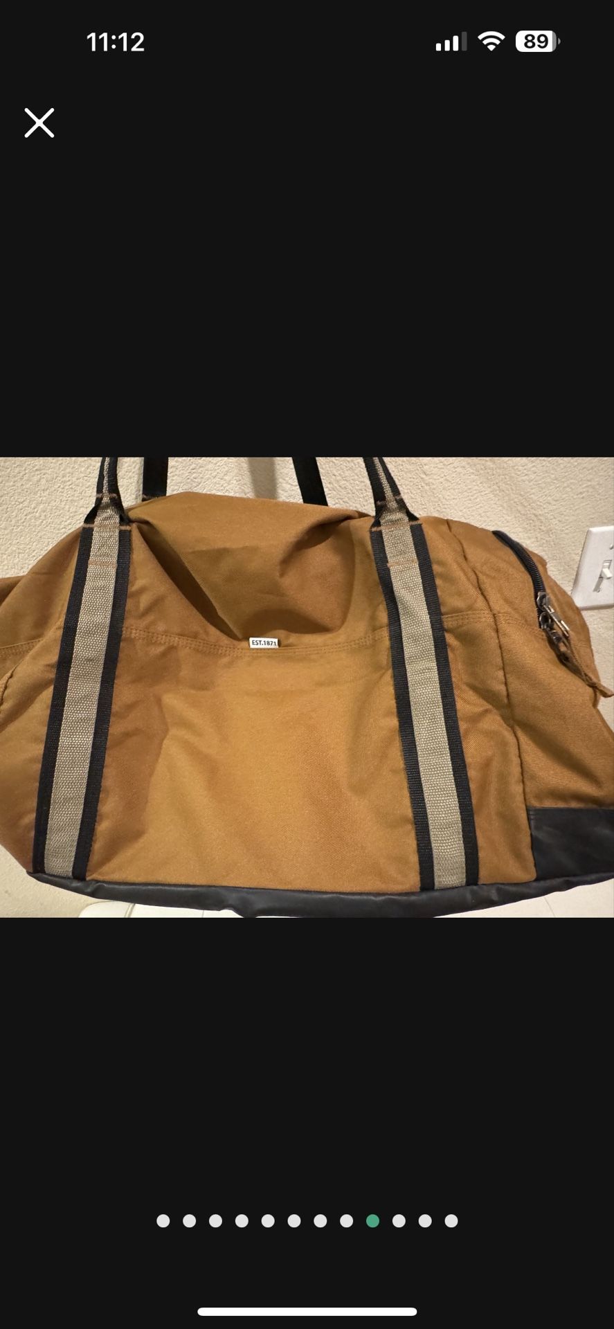 Cloth Canvas NRA Sport Duffle Range Bag Carry On Travel~Large~28"x13x13"Heavy Duty