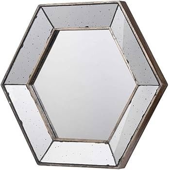 21" x 18" Hexagon Wall Mirror