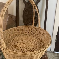 Large basket 18” W By 17” Tall