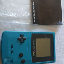 Gameboy color teal