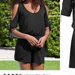 New Cold Shoulder Romper