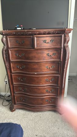 Heavy, antique dresser