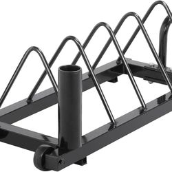 Weight Plate Rack, Barbell Storage, Rollable