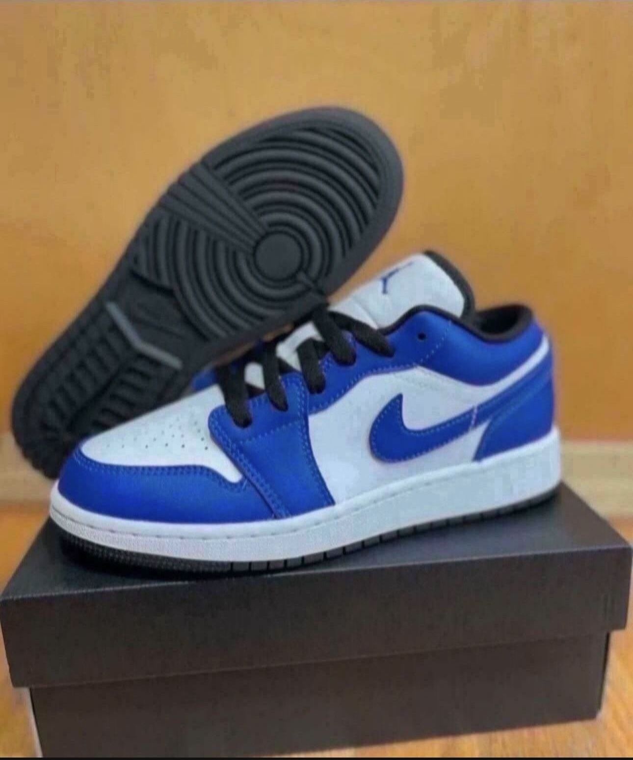Nike Air Jordan 1 Low Game Royal Size 4y /5.5 Womens Brand New