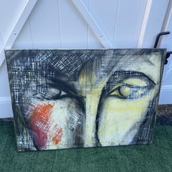 Abstract Expressionist Face Art | Original Contemporary Painting
