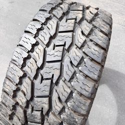 Single (1) LT 325 50 22 Toyo A/T Open Country Xtreme tire - Like new