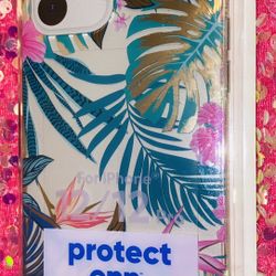 🌺🏝️🌸🟢✨IPHONE📱12/12 PRO TROPICAL🏝️DESIGNED PHONE📱CASE✨🟢🌺🏝️🌸