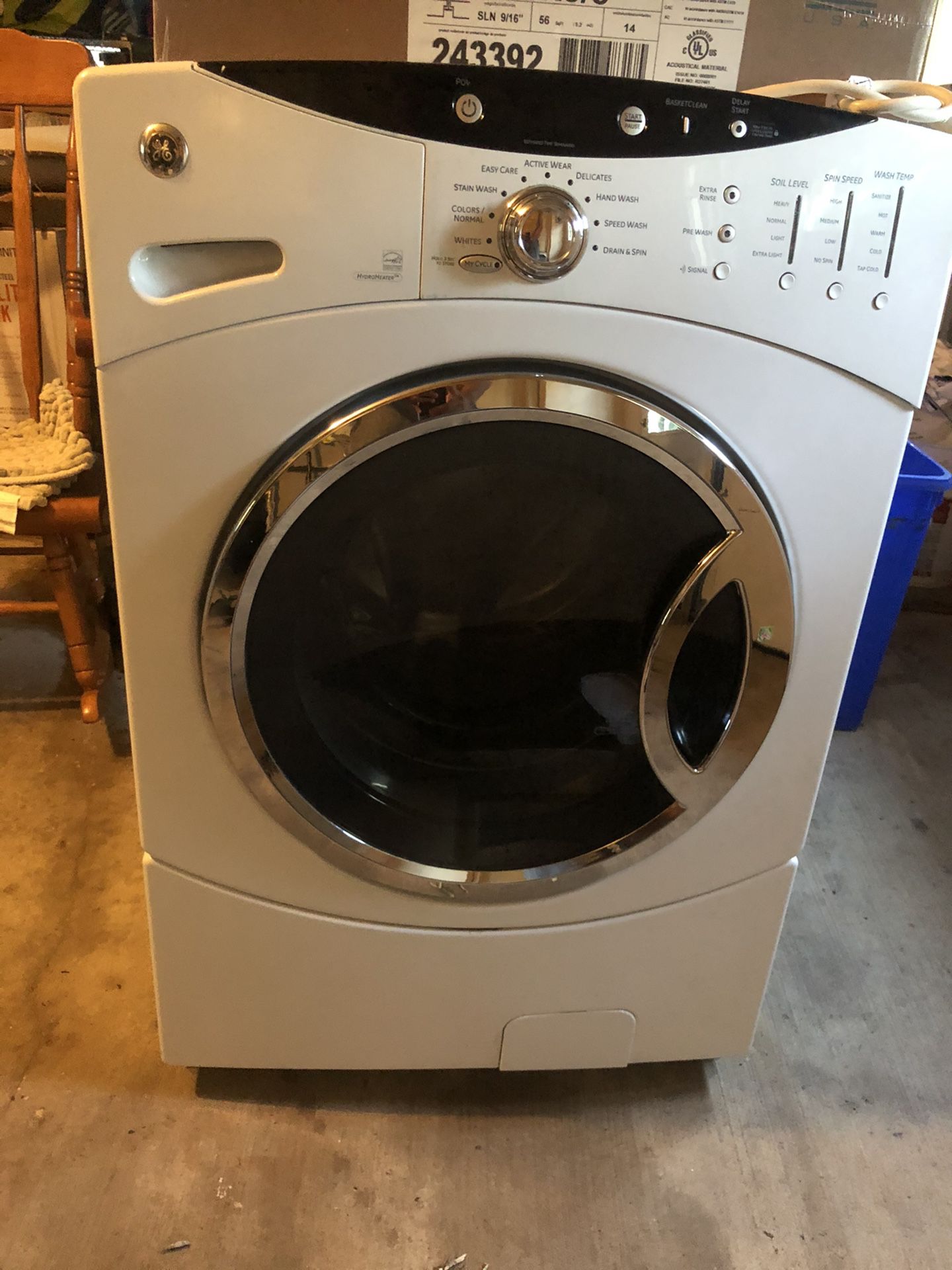 GE Washer and Maytag Dryer