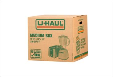 U-Haul Medium Moving Box 3.0 Cu Ft