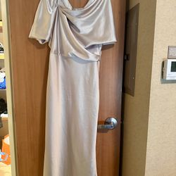 High End Amsale Gown Dress Champagne 