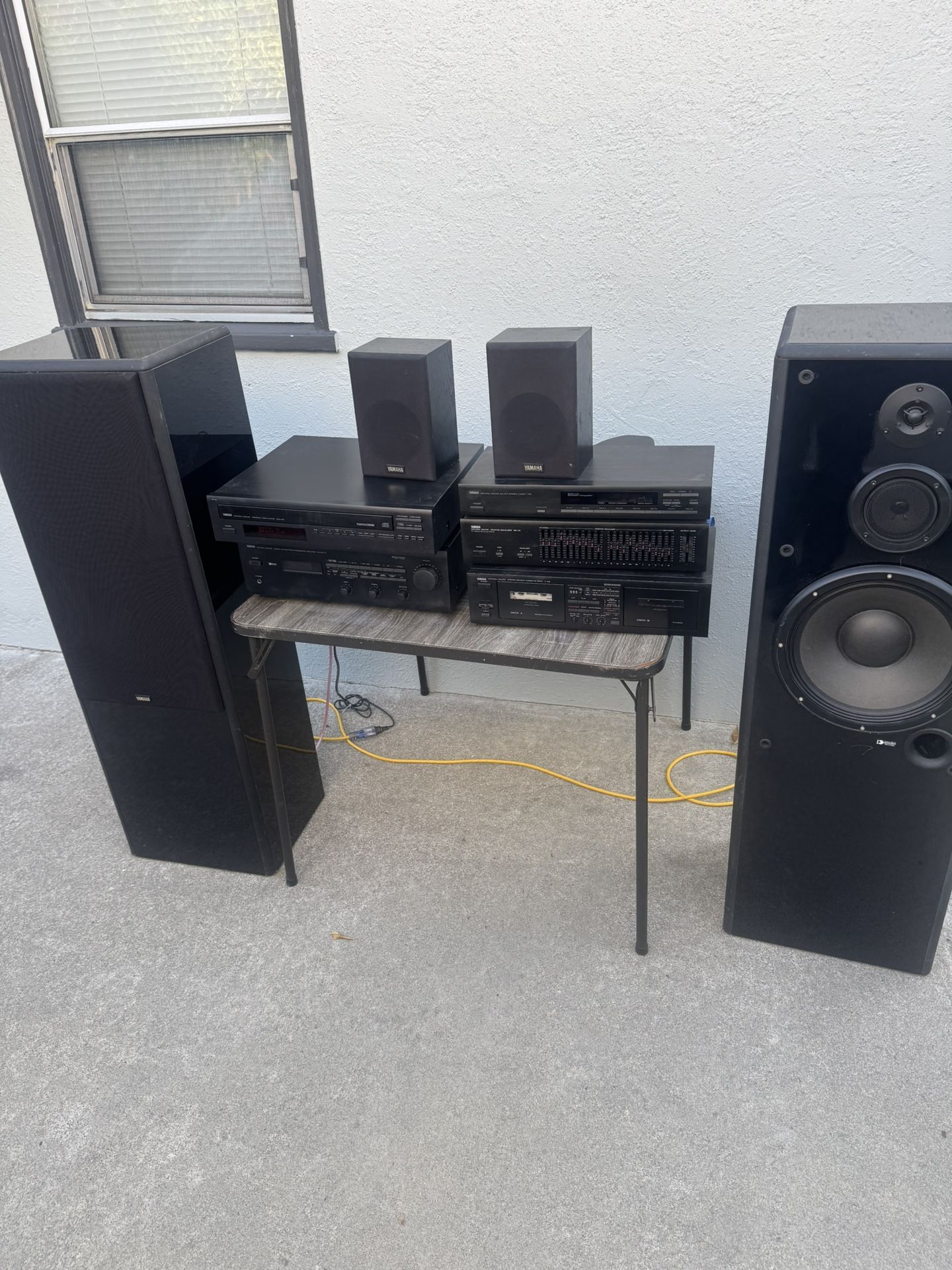 Vintage Yamaha Stereo System - 5 Piece Bundle - AS IS