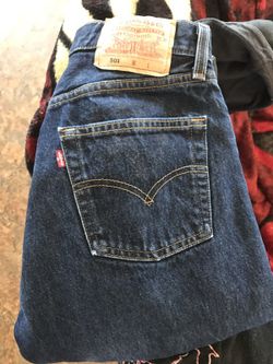 Pair of Levi 501 women's Jeans sz 12