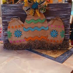 Cute Easter Sign,  10 1/2" X 15" Inches