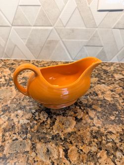 Fiestaware Orange/Tangerine Gravy Boat