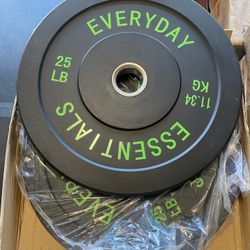 Bumper Plates 25 Lbs Pair 