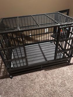 Dog Crate and Bed