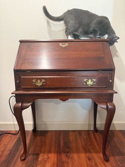 Vintage inlay desk