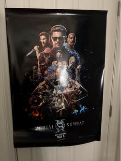 Paper mortal combat poster