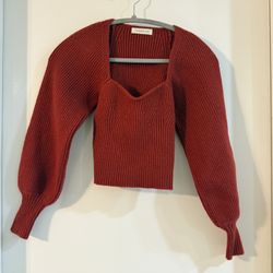 Red Sweater Holiday Sweater XS Like New