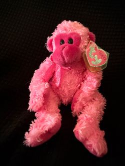 Ty Pinkys Julep Pink Monkey – Retired – Original Tag