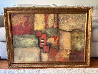 Abstract Store Bought Painting