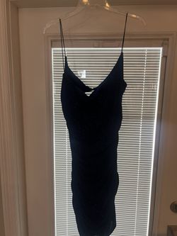 Ladies Blue Sparkle Homecoming Dress 