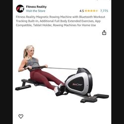 Rowing Machine Fitness Reality/$100