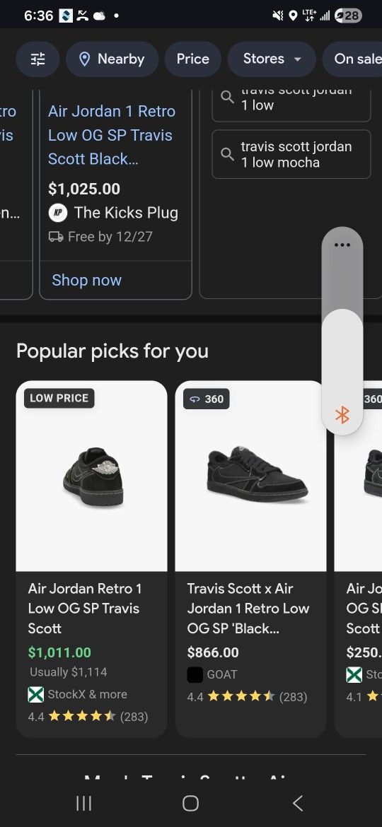 Nike! Travis Scott Phantom/Retro Jordans! $200