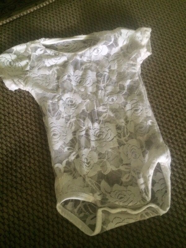 Lace onesie