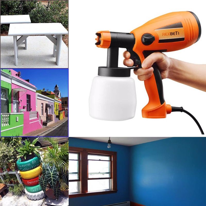 Paint Sprayer, HVLP Spray Gun Power Painter By RexBeTi, Home Paint