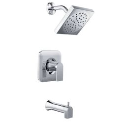 Moen Genta Tub Shower Set Chrome Show