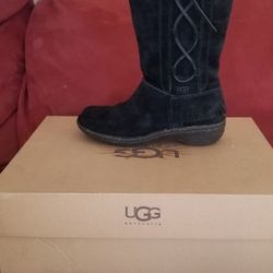 UGG Black Suede Boots