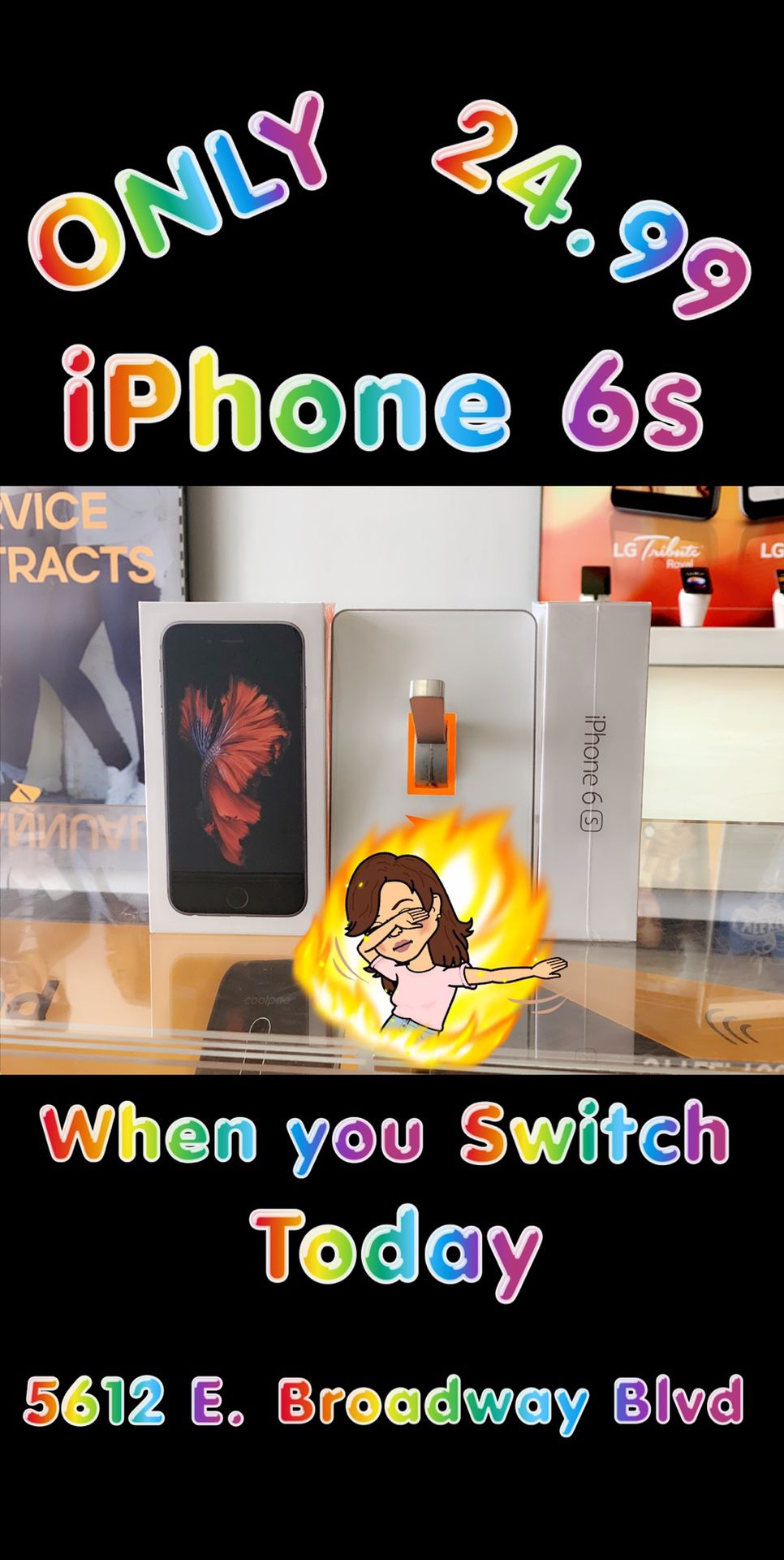 iPhone 6s Only 24.99