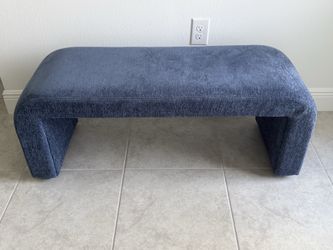 Blue bench