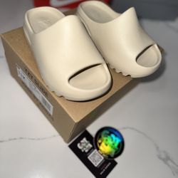 Kids Yeezy Bone Slides 9K
