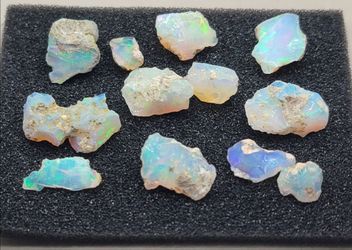 9 Gram Rough Ethiopian Opal Lot – 11 Pieces