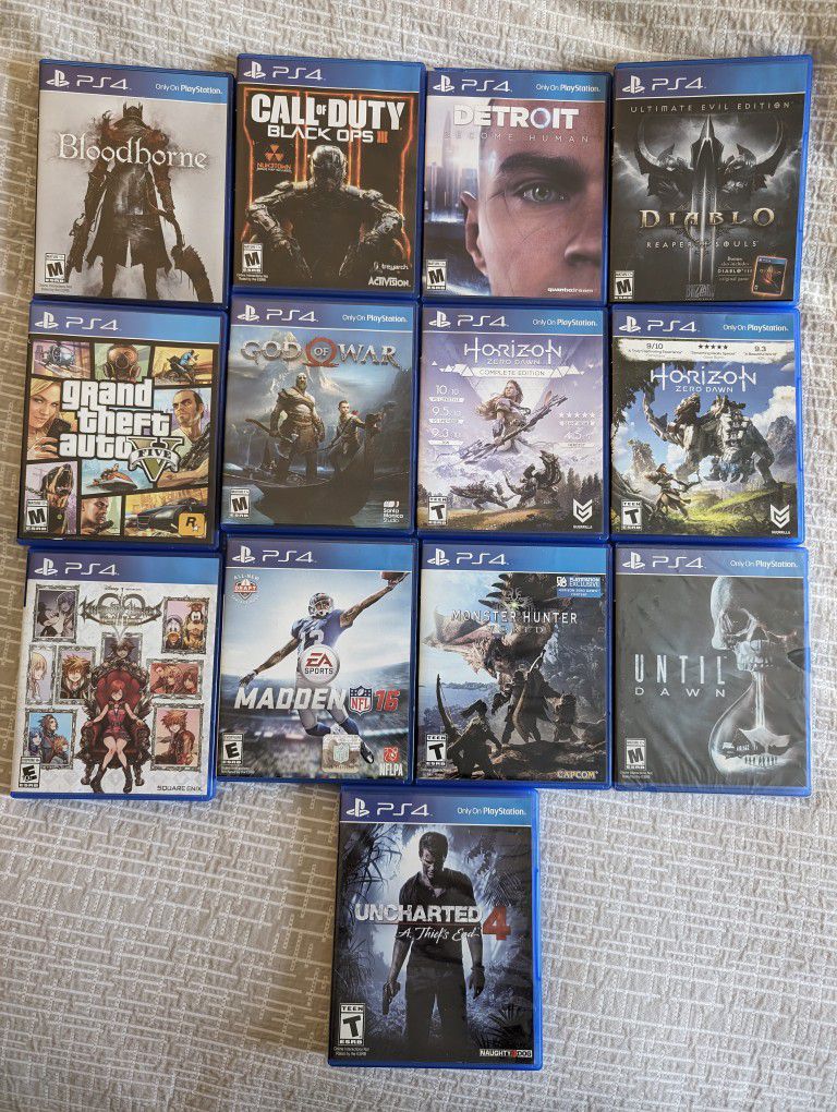 PlayStation 4 PS4 used games