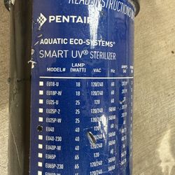 Pentair 40 Watt Uv Sterilizer 