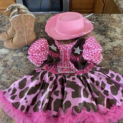 Cowgirl Costume 3-4T