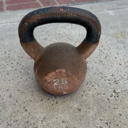 25 Lb Kettle Bell