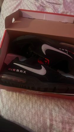 black and red nike shoes