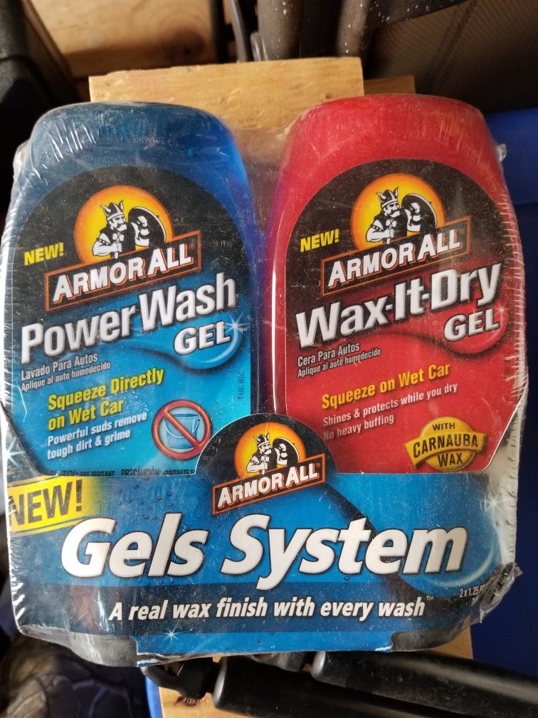 Power wash gel system for detailing csrs.