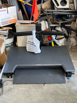 Ergotron – USA Assembled WorkFit-TL Standing Desk Converter, Dual Monitor Sit Stand Desk Riser for Tabletops – 37.5 Inch Width, Black, TAA Compliant