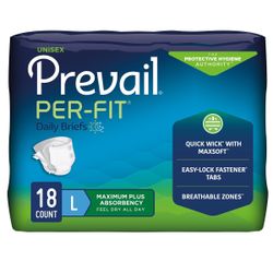 Prevail Per-Fit Daily Adult Incontinence Protective Pull-Up Underwear, Extra Absorbency